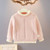 Floral Girls Long Sleeve Sweaters Winter Children Clothing Bottoming Shirt Tops O-Neck Kids Knitwear Clothes