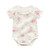 Sweet Lovely Girl Bodysuit Cotton Short Sleeve Jumpsuit Flower Printed Clothes Infantil Toddler Baby Clothing Outfits 0-12M