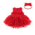 Newborn Cute Princess Birthday Party Dresses Sets Tutu Lace Dress+Headwear 2PCS Kids Girl Clothes Set Lovely Soft Outfits 0-2T