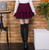 winter women high waist woolen skirt lace patchwork cake short ball gown skirt