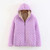 Autumn And Winter Slim And Thin Check Lamb Wool Ladies Hooded Zipper Coat Thick Warmth Solid Color Women Cotton Clothing