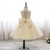 Girls Dress New High-End V Back Big Bow Champagne Sleeveless Princess Dress For Girl Elegant Birthday Christmas Clothes 2-14 Yrs