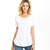 Solid Loose T Shirt for Women O Round Neck Short Sleeve Tees for Women Cotton Summer Cool Casual Leisure