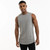 Running Vest Gym Tank Top Bodybuilding Fitness Men Cotton Workout Singlets Plus Size O-Neck Sporting Muscle Sleeveless Shirt