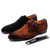 Autumn Suede Leather Men Shoes Oxford Brown Casual Classic Monk Buckle Strap Dress Shoes For Male Comfortable Footwear