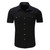 New Summer Denim Casual Shirts Men'S Short Sleeve Army Black Grey Cargo Shirt