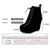 Women Ankle Boots Short Winter Shoes Suede Wedge Heels Black Punk Gothic Female Footwear High Quality