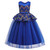 Vestido Longo Flower Girl Dresses Vintage Girls Pageant Dresses Children Lace Dresses Wedding Party Long Ball Gowns 6-14T
