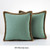 2 pcs Cotton Linen Cushion Covers 45x45cm/30x50cm Pillow Covers Solid Pink Mint Blue Ivory Grey for Home Decorative Linen Fringe