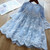 Kids Dress For Girls Spring Puff Long Sleeve Fairy Dresses Mesh Chiffon Polka Dots Summer Years Children Clothes