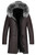 Winter Genuine Leather Jackets Men Real Shearling Sheepskin Long Coat with Natural Fox Fur Hooded New