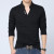 Men Polo shirt Solid Color Long-Sleeve Slim Fit Shirt Men Cotton polo Shirts Casual Shirts 5XL