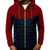 Autumn Winter Hooded Jacket Men Casual Slim Patchwork Zipper Coat Men Plus Size 3XL Long Sleeve Mens Jackets Oversized Coat