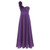 New Arrival Kid Girls Child Flower Chiffon Tulle Lace Dress Party and Wedding Bridesmaid One-shoulder Formal Summer Maxi Dress