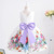 Easter Children's Dresses V-back 5-9 Years Kids Wear Summer Pretty Bowknot Floral Mid-calf Girl Dress