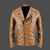 Men's Leather Jacket Autumn New Solid Color Motorcycle Jacket Slim Casual High-quality Men's Clothing Leather