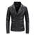 Men's Leather Jacket Autumn New Solid Color Motorcycle Jacket Slim Casual High-quality Men's Clothing Leather