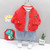 Baby Boys Girls Clothing Sets Spring Toddler Cartoon Dinosaur Coats Stripe T Shirt Jeans Children Kids Costume