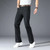 Thin Mens Flared Pants Bootcut Boot cut Cargo Pants Men Leg Fit Classic Flare Vintage Male Straight Trousers white black