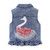 Cute Girls Denim Vest Jacket Sparkle Ruffle Sleeveless Jean Outerwear Spring Novelty Clothes for Children