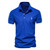 New Man Polo Shirt Mens Casual Deer Embroidery 35% Cotton Polo shirt Men Short Sleeve High Quantity polo men