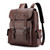 Version Of Large Capacity Backpack Soft Leather Waterprof Wearable Men's Laptop Backpack Bag Fashion Mens Bag School