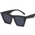 2021 new brand sunglasses Square glasses Personalized cat eyes Colorful sunglasses trend versatile sunglasses uv400