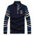 Fashion Brand Tace & Shark Sweater Men High Quality Stand Collar Half Zipper Straight Men's Sweater Pullovers Shark Emboridery