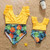 Mother And Daughter Swimsuit Mommy And Me Swimwear Bikini Family Matching Clothes Outfits Look Mom Mum Baby Dresses Clothing