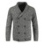 Men's Winter Wool Cardigan Sweater Double Breasted Cashmere V Neck Sweater Men Long Cardigan Men Pull Homme
