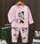 Kids Sleepwear Cartoon Mickey Mouse Fall Clothes Girl Snow White Pajamas Set Baby Boys Long Sleeves Costumes Autumn 1-10Y