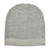 Gray Interwoven Alpaca Beanie