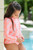 Orange Tie Dye - Rash Guard Kids- Swimwear