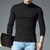 Autumn Winter Men's Thermal Long Sleeve Roll Turtleneck T-Shirt Solid Color Tops Male Slim Basic Stretch Tee Top