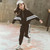 2021New Kids Clothes Sets Girls Autumn Clothing Teens Casual Big Children'S Letter Sweater+ Pants Fashionable Sports Suits