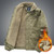 Men's Winter Jacket Plush Thickened Cotton Jacket Loose Large Hooded Lamb Cashmere Cotton Jacket Retro Tooling Cotton Jacket
