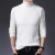 Men Brand High Neck Knitted Pullover Bottoming Shirt New Arrivals Male Fashion Casual Slim Solid Color Stretch Wool Sweater