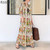 Elegant Printed Shirt Dress Women's Autumn Sundress ZANZEA Casual Long Sleeve Maxi Vestido Female Lapel Button Robe