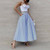 Women Long Skirts Striped Party Maxi Skirt Celmia Fashion Loose Casual Skirt Summer High Waist A-line Office Lady Bottoms