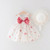 New Fashion Baby Girl Dresses Princess clothing Cute 2pcs set Party Cotton Flower  Children  Bow Hat Sleeveless Sweet 1-3Y