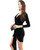 Denbigh High-Low Mini Dress - Black