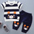 New Summer Kids Clothes Boys Costume Sets Short-Sleeve T-shirt+Shorts Sports Suit Children Clothing Boy Sets 1 2 3 4 5 Years Old