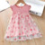 Girl Dress Summer Brand New Toddler Gilrs Dress Flying Sleeve Flower Lace Princess Party Dress For Girls 2-6Y