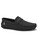 SYNTHETIC BLACK CASUAL LOAFERS