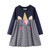 Jumping Meters New Princess Girls Dresses With Floral Embroidery Kids Girls Dress Cotton Autumn Winter Cat Baby Clothes