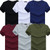 6pcs/lot  New O-Neck Slim  Short  Sleeve T Shirt Men Trend Casual Mens T-Shirt