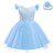 Flower Lace Embroidery Dresses For Girls Princess Wedding Birthday Party Tutu Gown Kids Children Bowknot Evening Elegant Dress