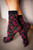 LISETTE red 60 DENIER socks for women