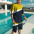 Spring and Summer New Men T-shirt Suit Sportswear O-neck Lining Beach Pants 2 Piece Tracksuit