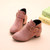 Childrens boots winter new girls suede short boots thin cotton children boots trend vogue Warm light wear-resistant